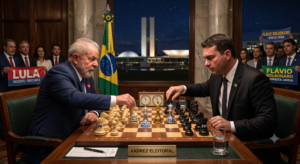 Xadrez Eleitoral: Lula e Flávio Bolsonaro Travam Batalha Feroz Pelo Apoio Decisivo do Centrão!