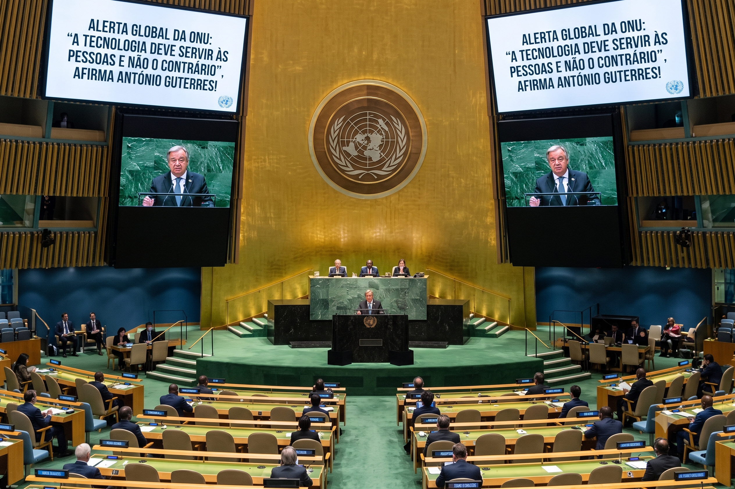 Alerta Global da ONU: “A Tecnologia Deve Servir às Pessoas e Não o Contrário”, Afirma António Guterres!